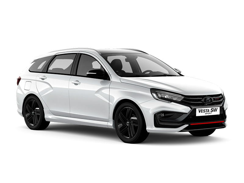 Купить Lada Vesta SW Sport в России - Белый "Ледниковый" (221)
